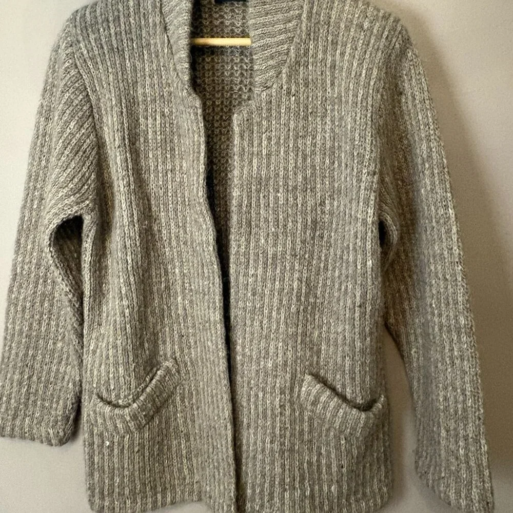 Vintage P.G.E. Wool Mohair Sweater Oatmeal Womens Small Grandmacore Cottagecore - Picture 2 of 11